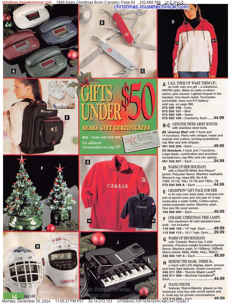 1999 Sears Christmas Book (Canada), Page 64