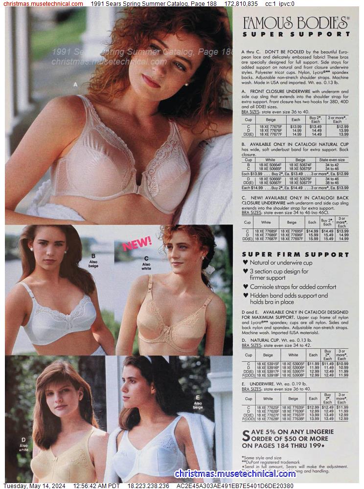 1991 Sears Spring Summer Catalog, Page 188