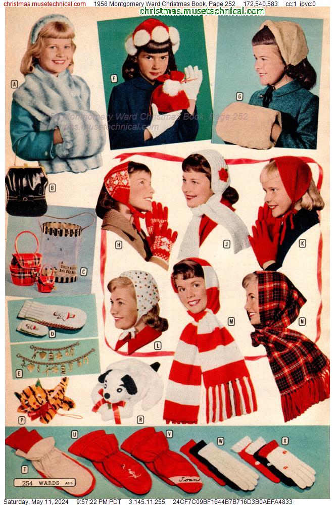 1958 Montgomery Ward Christmas Book, Page 252