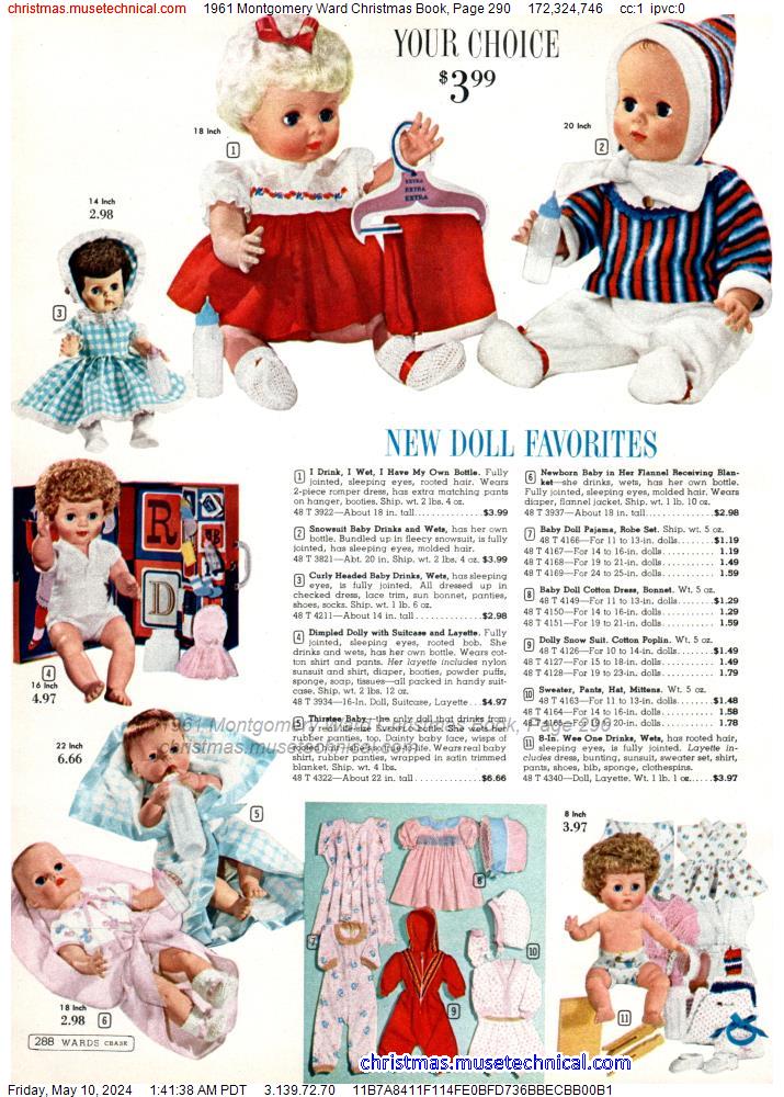 1961 Montgomery Ward Christmas Book, Page 290