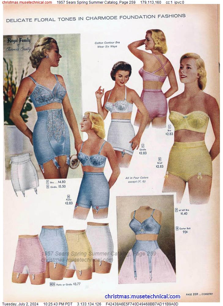 1957 Sears Spring Summer Catalog, Page 259