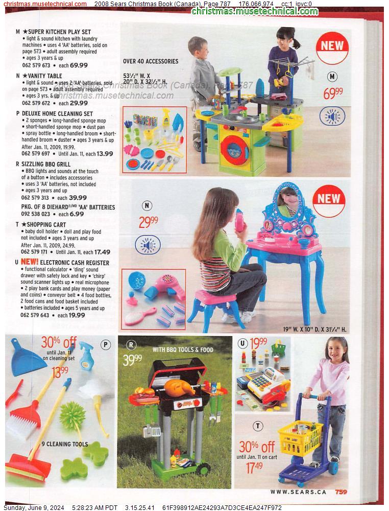 2008 Sears Christmas Book (Canada), Page 787