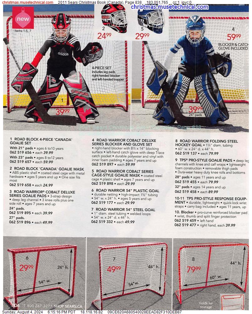 2011 Sears Christmas Book (Canada), Page 838