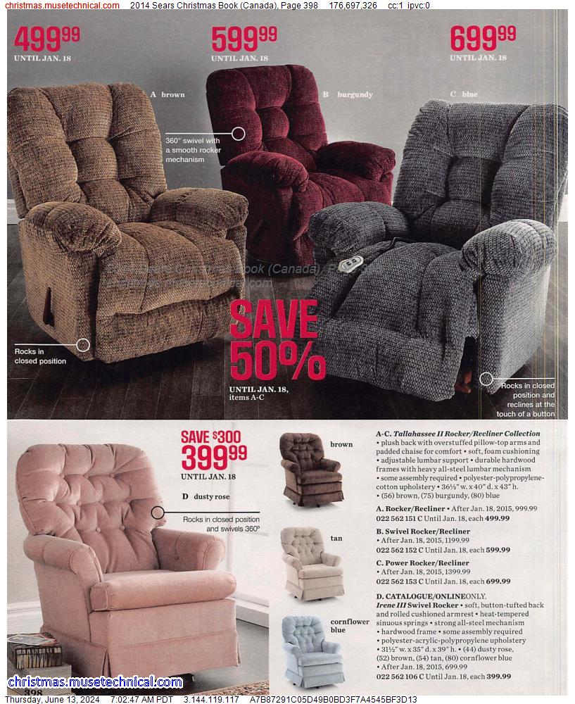 2014 Sears Christmas Book (Canada), Page 398