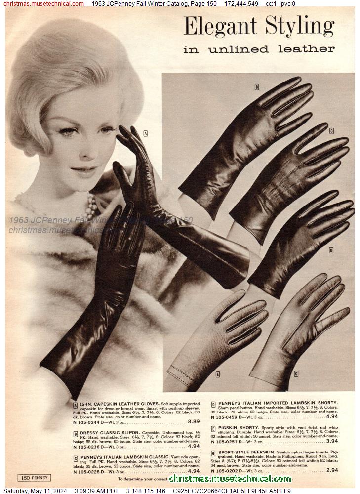 1963 JCPenney Fall Winter Catalog, Page 150