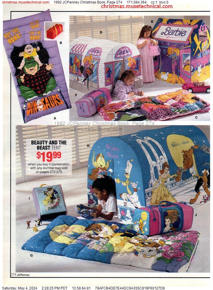 1992 JCPenney Christmas Book, Page 274