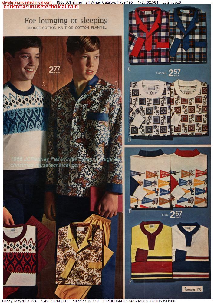 1966 JCPenney Fall Winter Catalog, Page 495