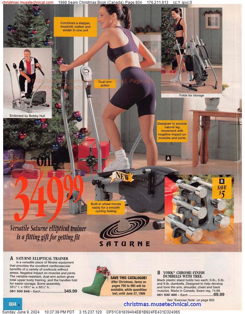 1998 Sears Christmas Book (Canada), Page 804