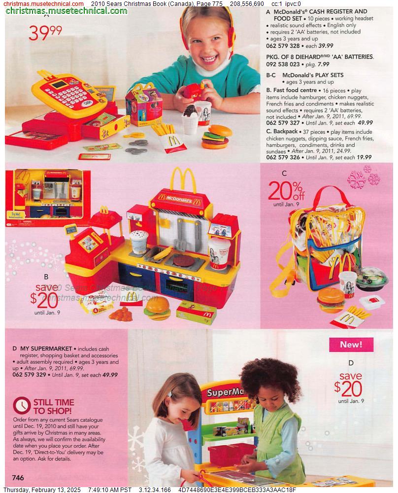 2010 Sears Christmas Book (Canada), Page 775