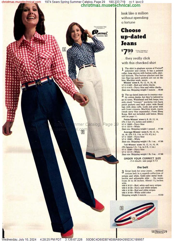 1974 Sears Spring Summer Catalog, Page 29