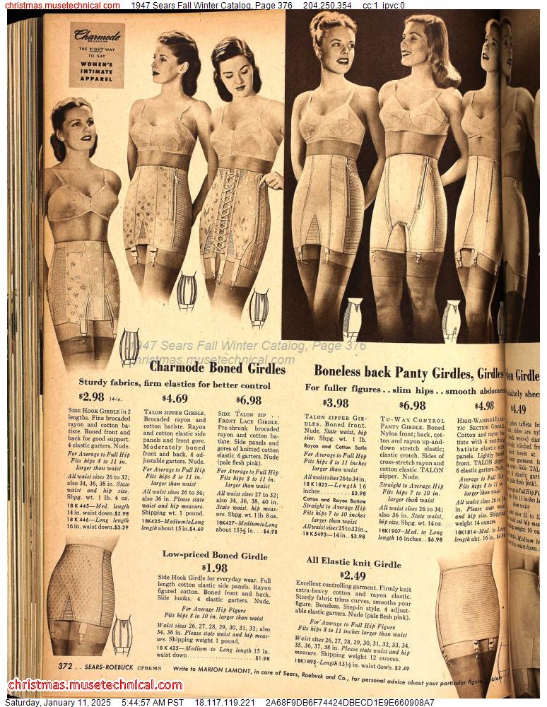 1947 Sears Fall Winter Catalog, Page 376