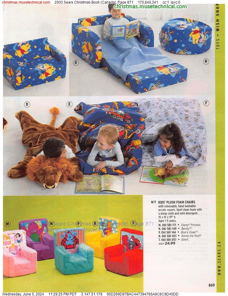 2003 Sears Christmas Book (Canada), Page 871