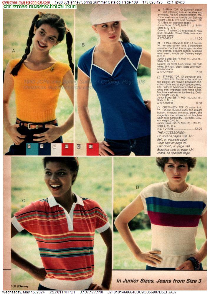 1980 JCPenney Spring Summer Catalog, Page 108