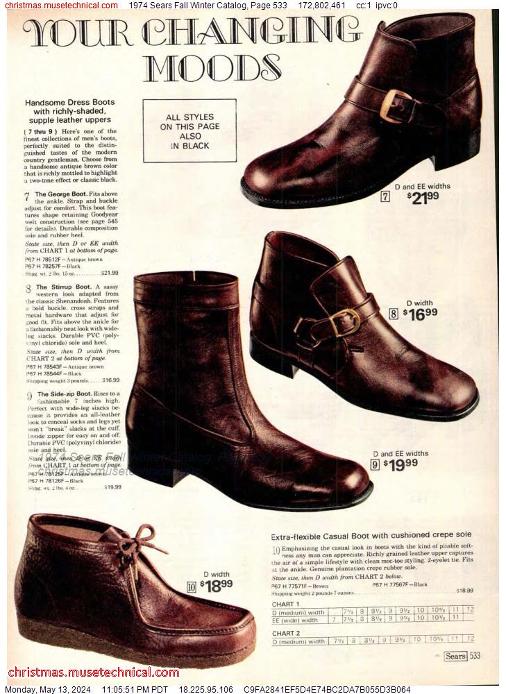 1974 Sears Fall Winter Catalog, Page 533