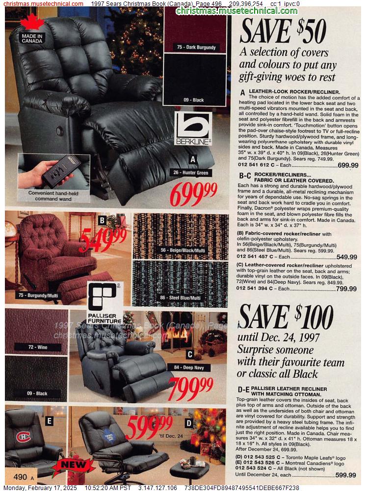 1997 Sears Christmas Book (Canada), Page 496