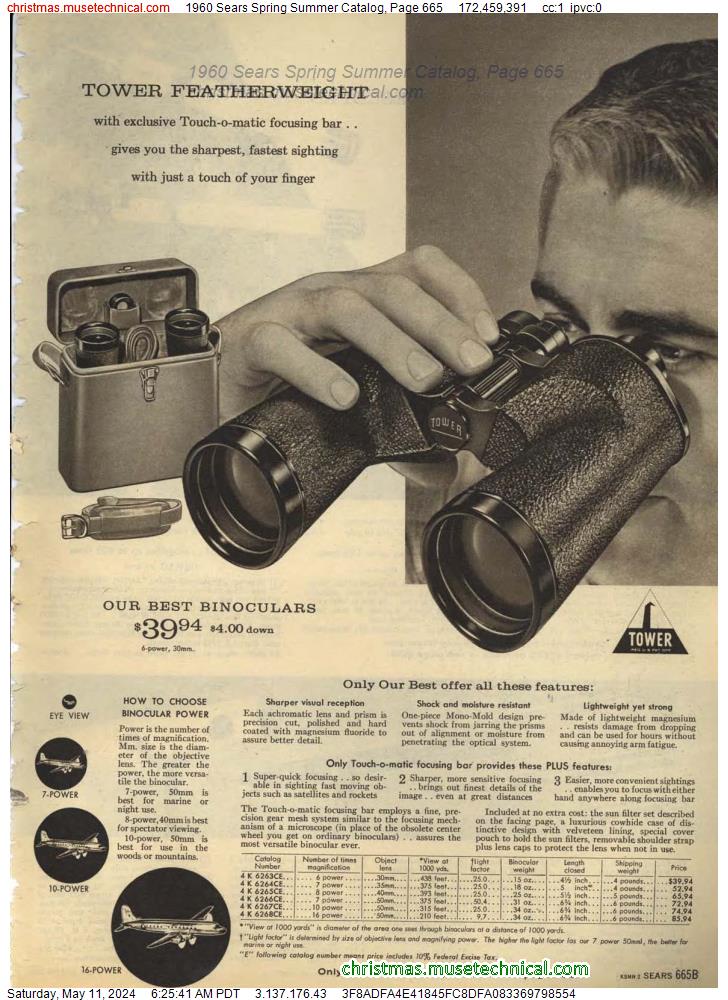 1960 Sears Spring Summer Catalog, Page 665