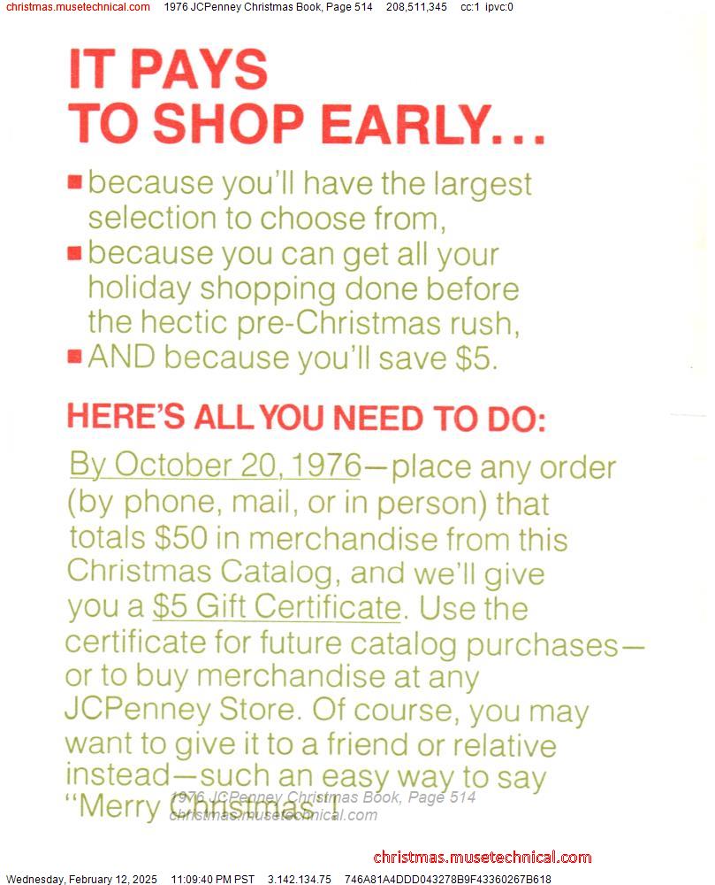 1976 JCPenney Christmas Book, Page 514