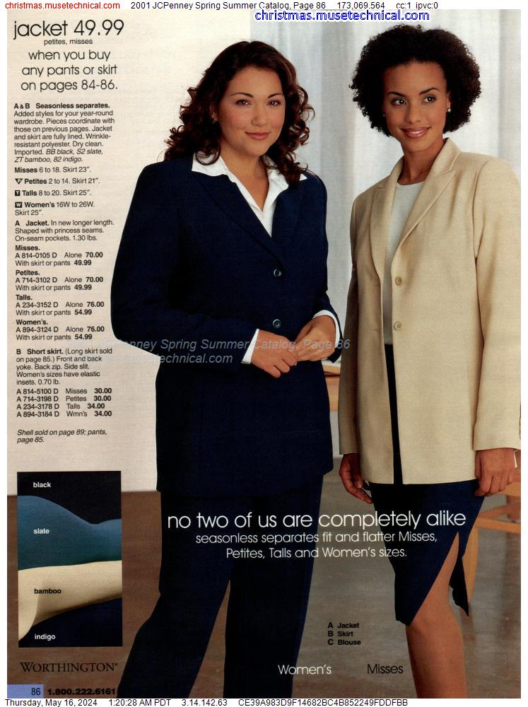 2001 JCPenney Spring Summer Catalog, Page 86
