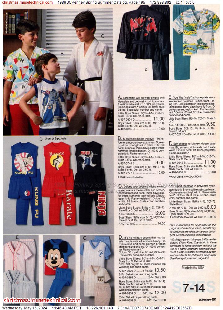 1986 JCPenney Spring Summer Catalog, Page 495