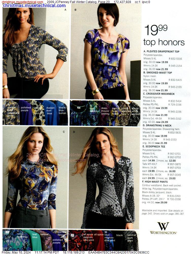 2009 JCPenney Fall Winter Catalog, Page 20