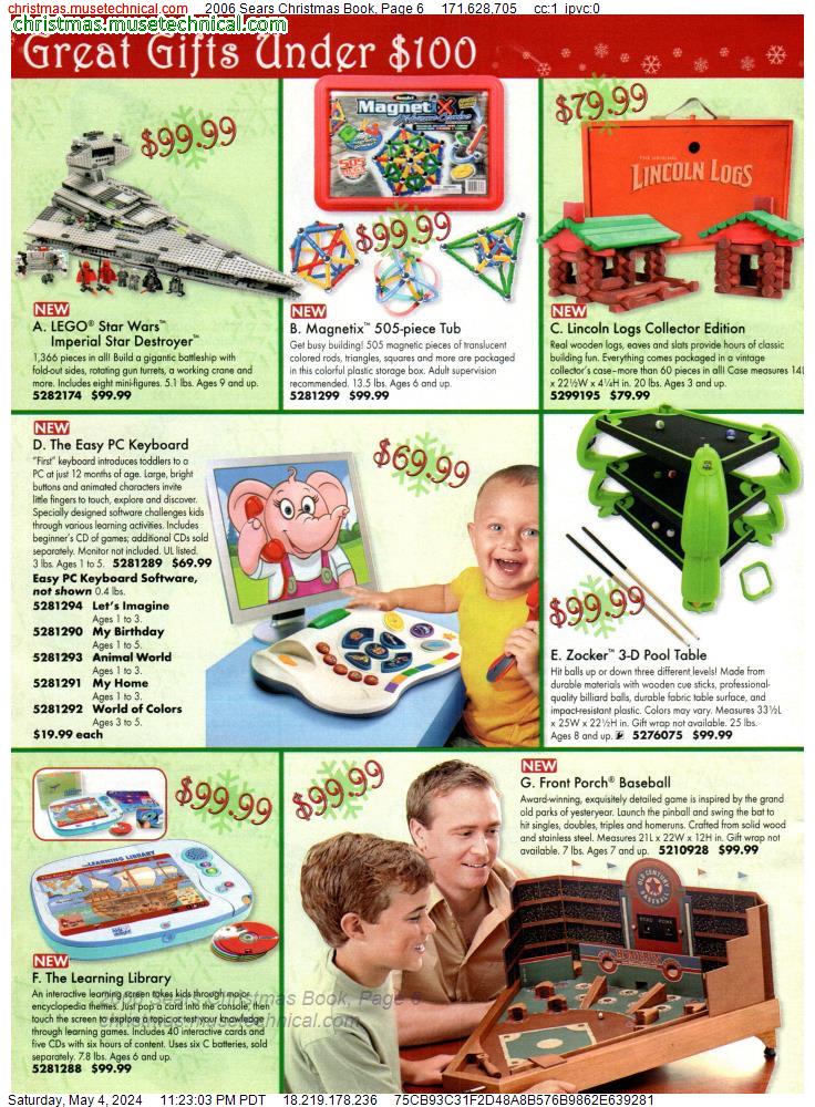 2006 Sears Christmas Book, Page 6