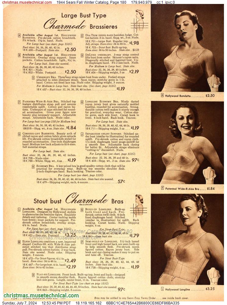 1944 Sears Fall Winter Catalog, Page 180