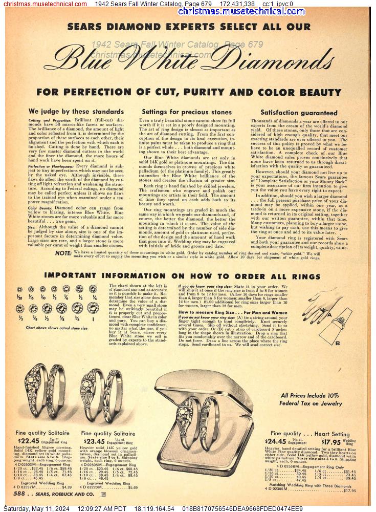 1942 Sears Fall Winter Catalog, Page 679