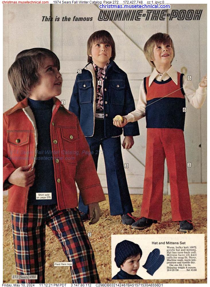 1974 Sears Fall Winter Catalog, Page 272