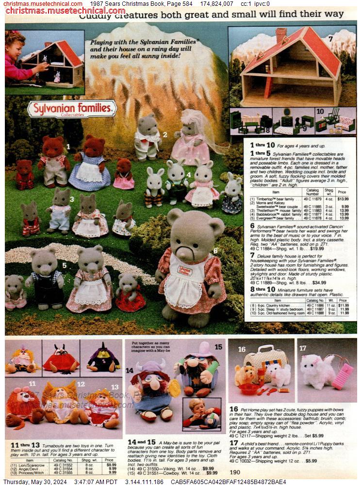 1987 Sears Christmas Book, Page 584