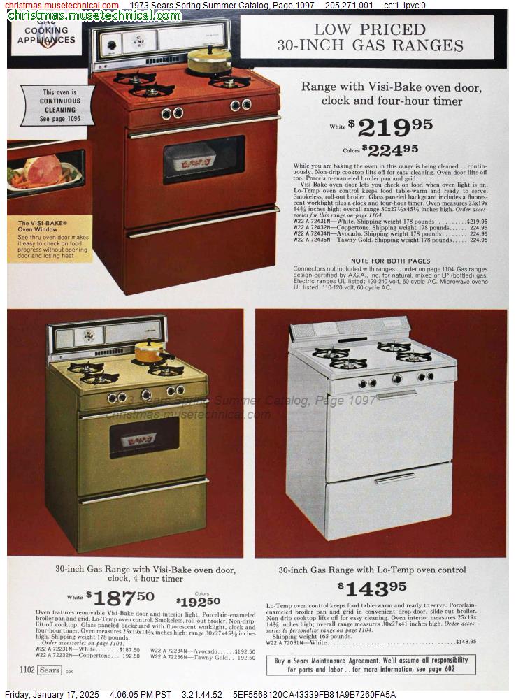 1973 Sears Spring Summer Catalog, Page 1097