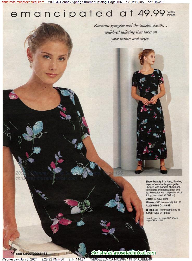 2000 JCPenney Spring Summer Catalog, Page 106