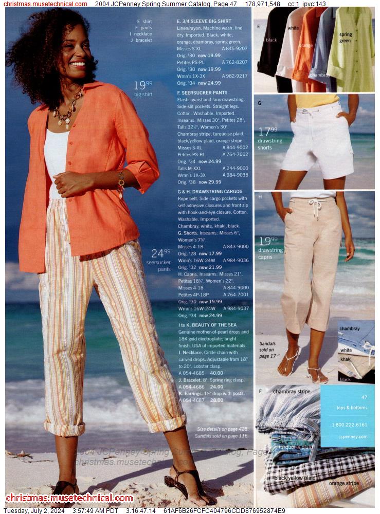 2004 JCPenney Spring Summer Catalog, Page 47