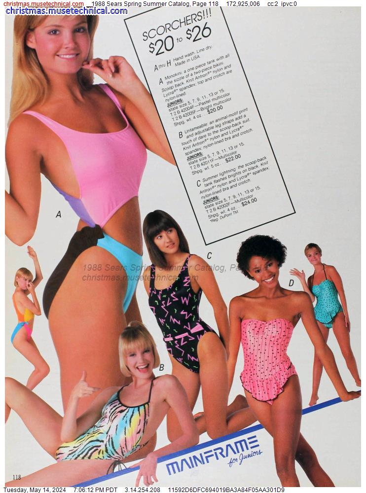 1988 Sears Spring Summer Catalog, Page 118