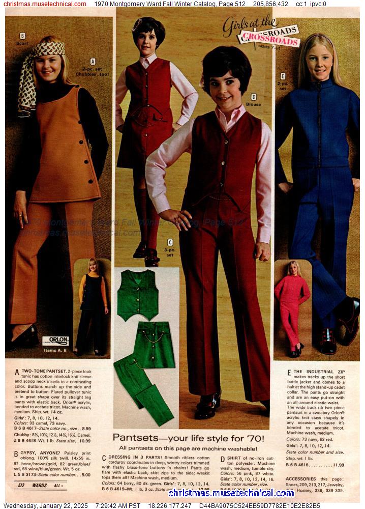 1970 Montgomery Ward Fall Winter Catalog, Page 512