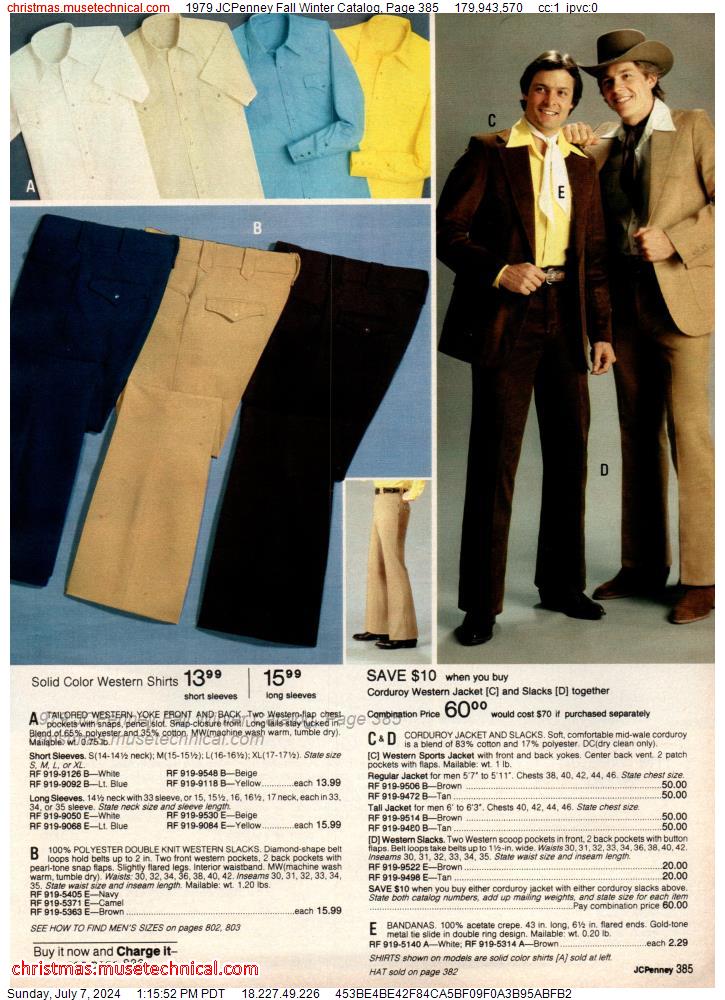 1979 JCPenney Fall Winter Catalog, Page 385