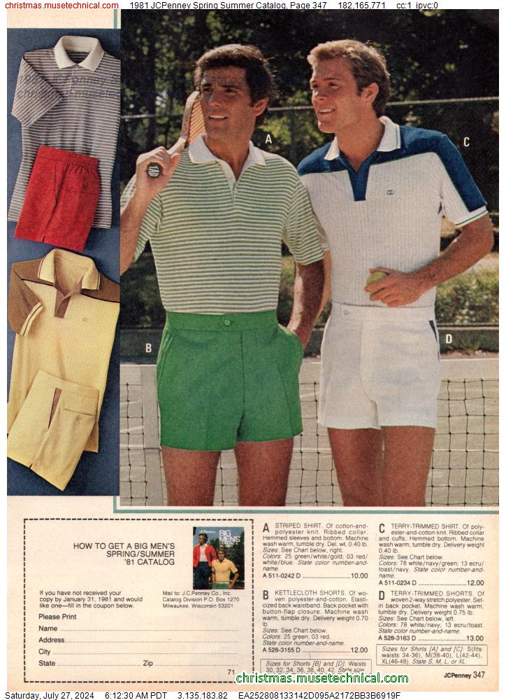 1981 JCPenney Spring Summer Catalog, Page 347