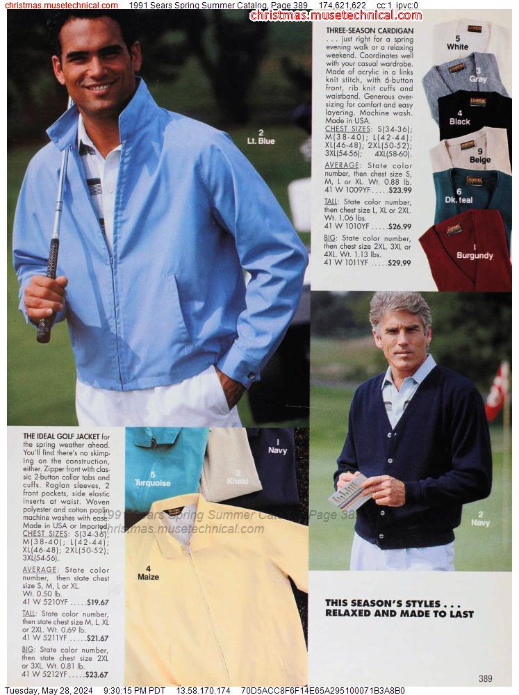 1991 Sears Spring Summer Catalog, Page 389