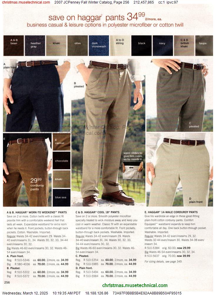 2007 JCPenney Fall Winter Catalog, Page 256