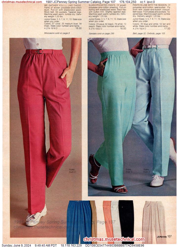 1981 JCPenney Spring Summer Catalog, Page 107