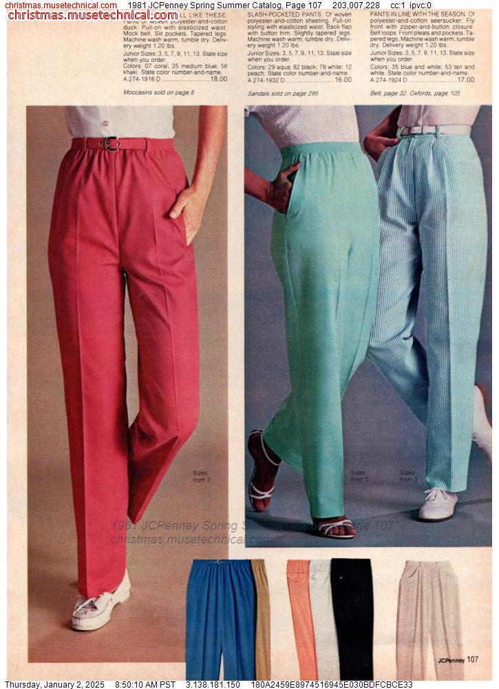 1981 JCPenney Spring Summer Catalog, Page 107