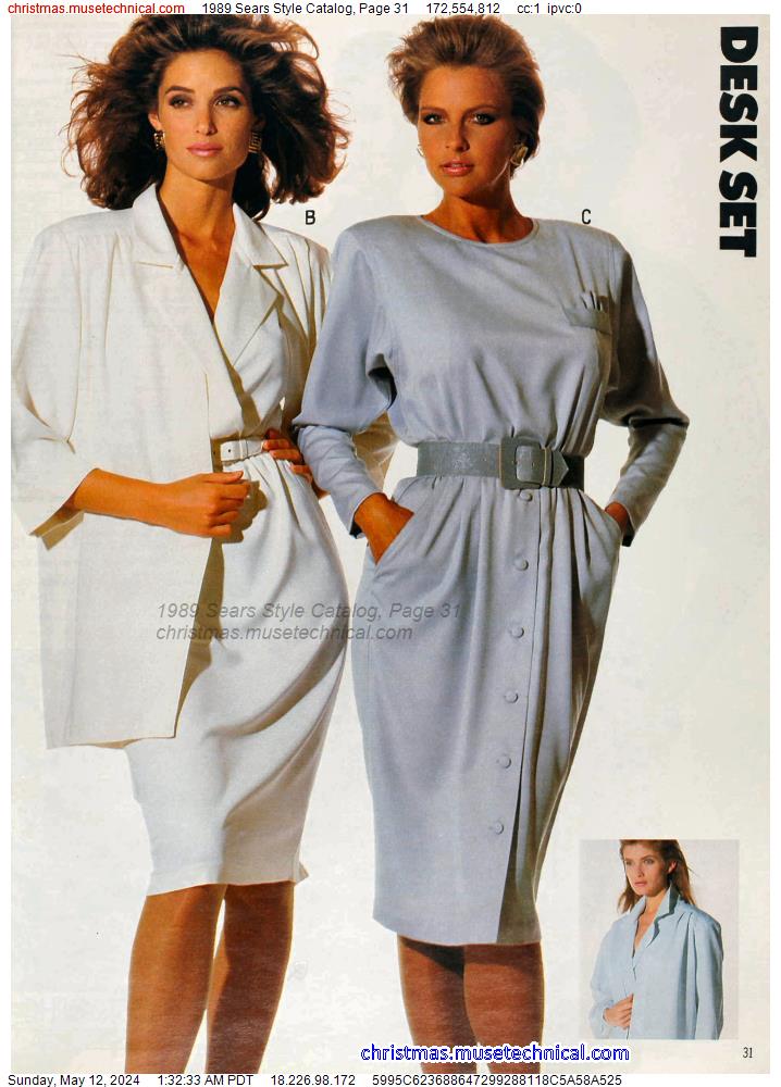 1989 Sears Style Catalog, Page 31