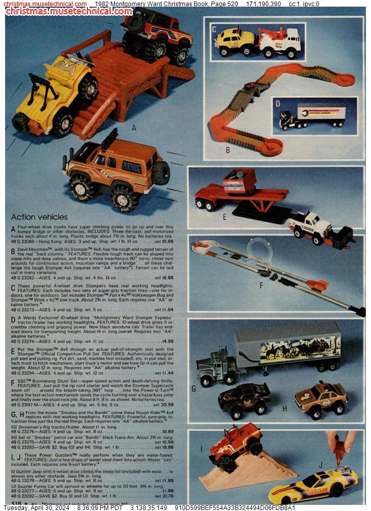 1982 Montgomery Ward Christmas Book, Page 520