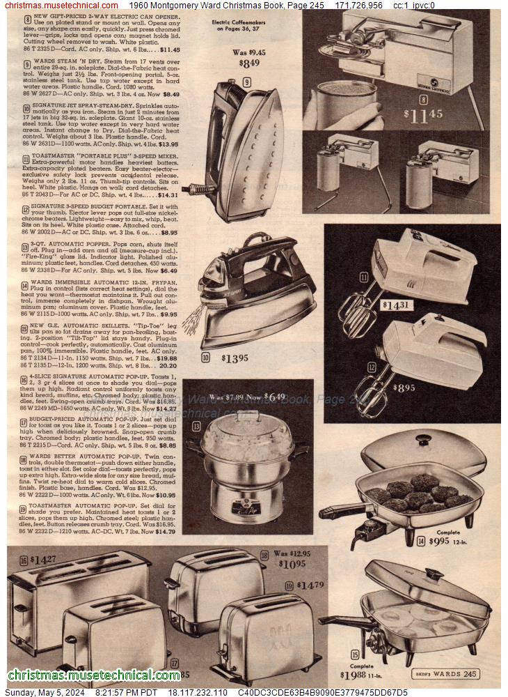 1960 Montgomery Ward Christmas Book, Page 245