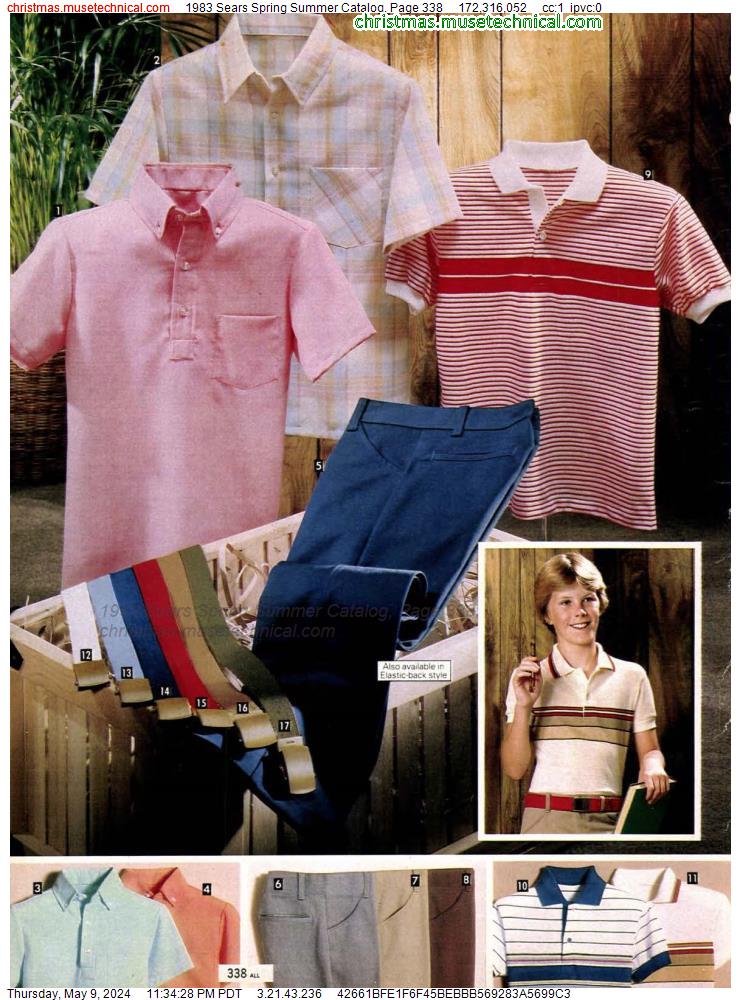 1983 Sears Spring Summer Catalog, Page 338