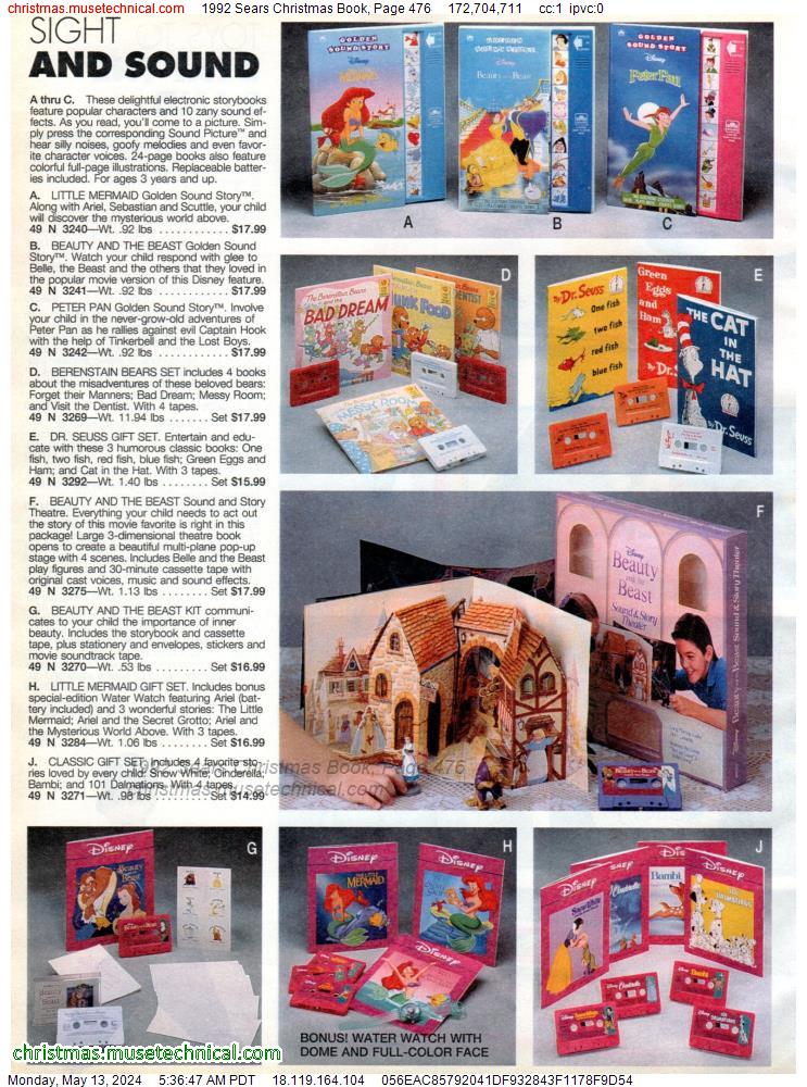1992 Sears Christmas Book, Page 476