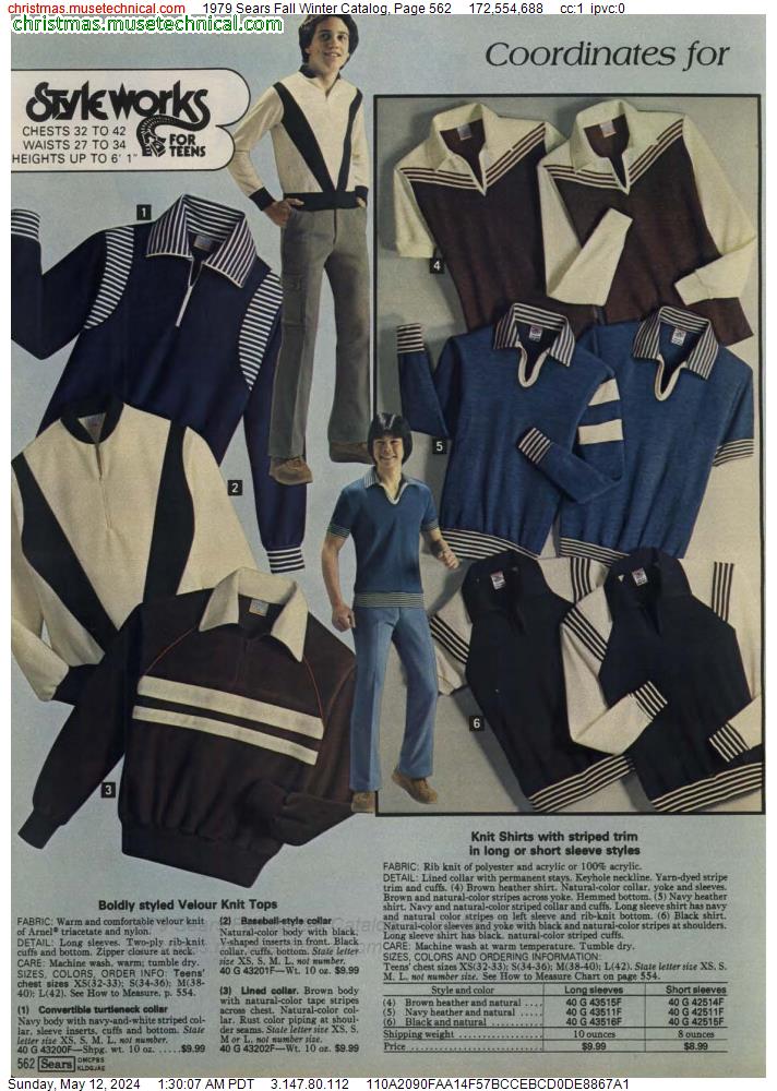 1979 Sears Fall Winter Catalog, Page 562