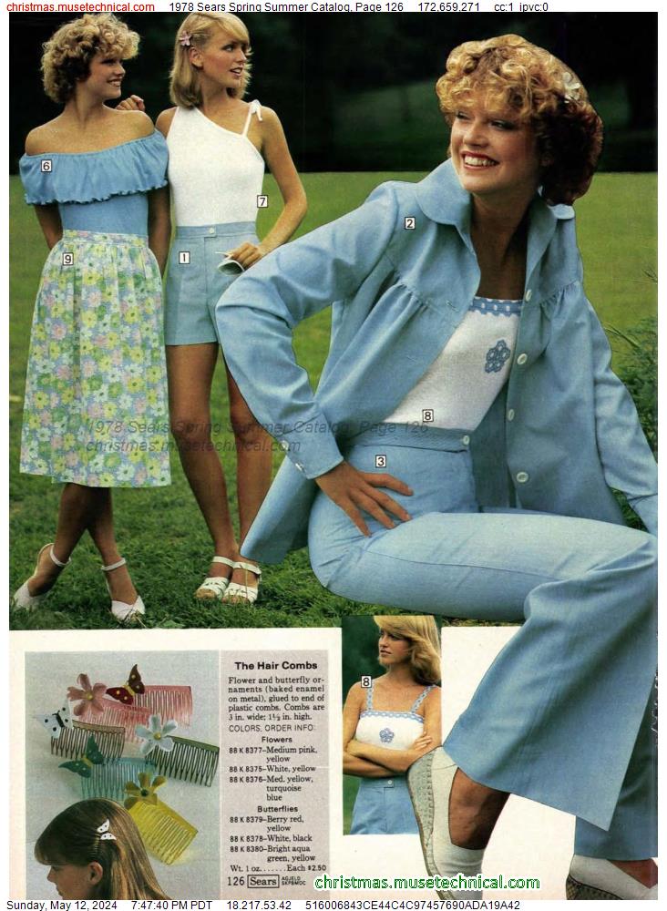 1978 Sears Spring Summer Catalog, Page 126