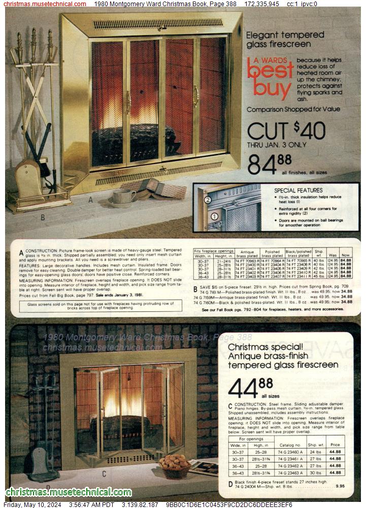 1980 Montgomery Ward Christmas Book, Page 388