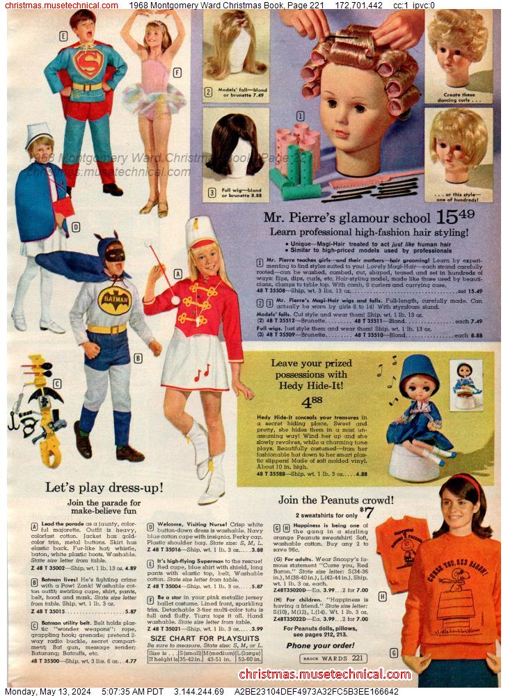 1968 Montgomery Ward Christmas Book, Page 221