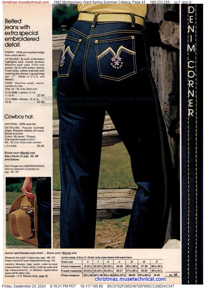 1982 Montgomery Ward Spring Summer Catalog, Page 45